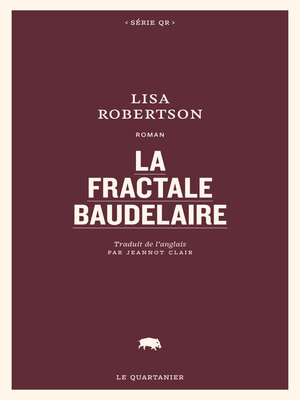 cover image of La fractale Baudelaire